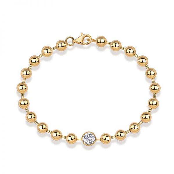 The Bead Cascade — custom Bracelet