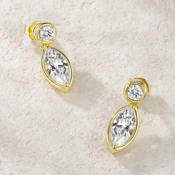 Round Halo Studs — custom Stud Earrings